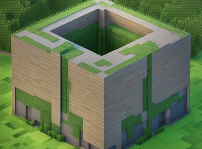 Un cubo que representa el hosting minecraft